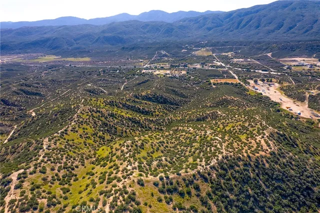 a view of city and mountain