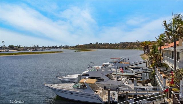 view of a balcony with an ocean view