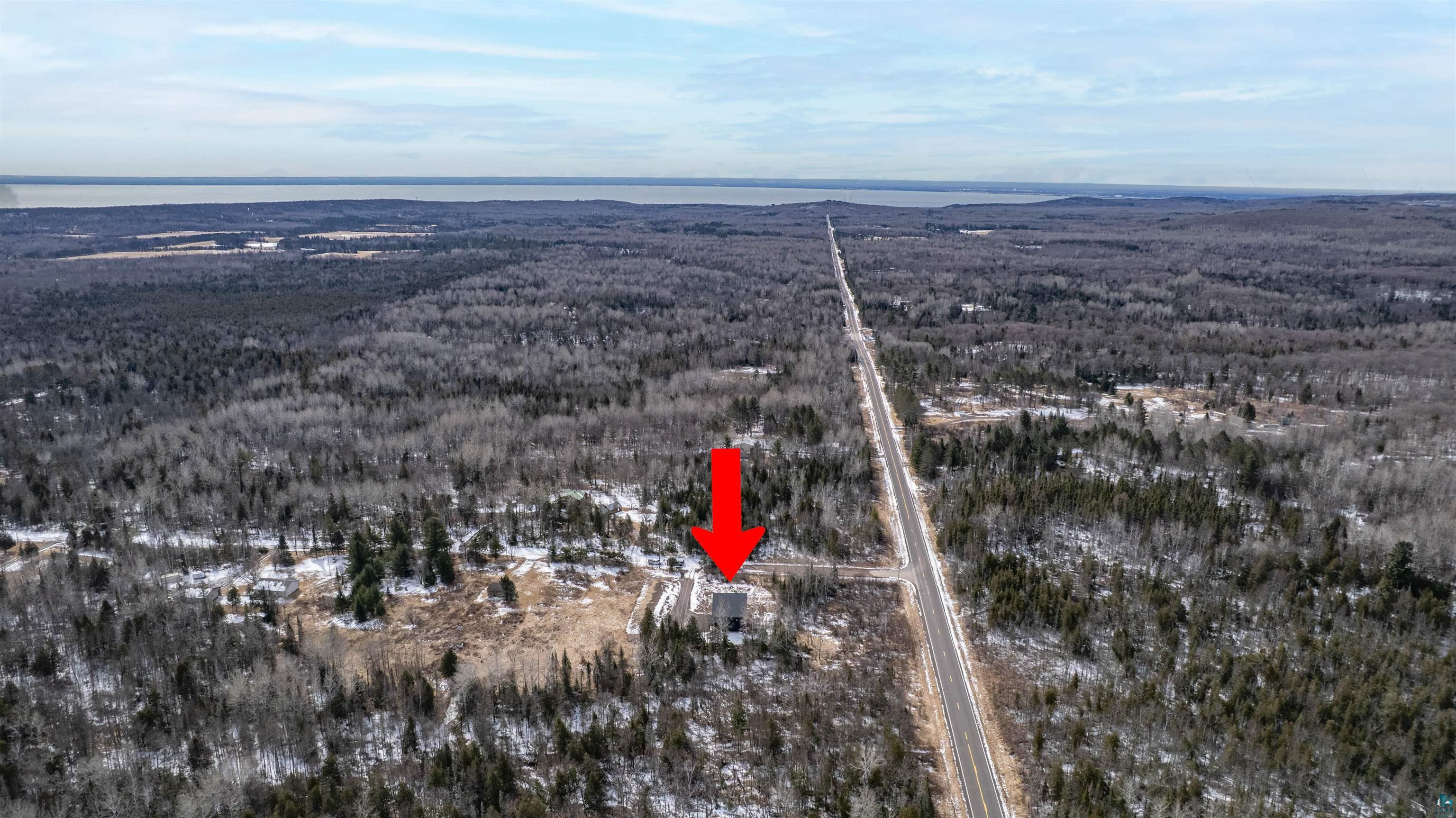 3089 Lavis Road Duluth, MN 55804 - Photo 13 of 30 Aerial view with a forest view