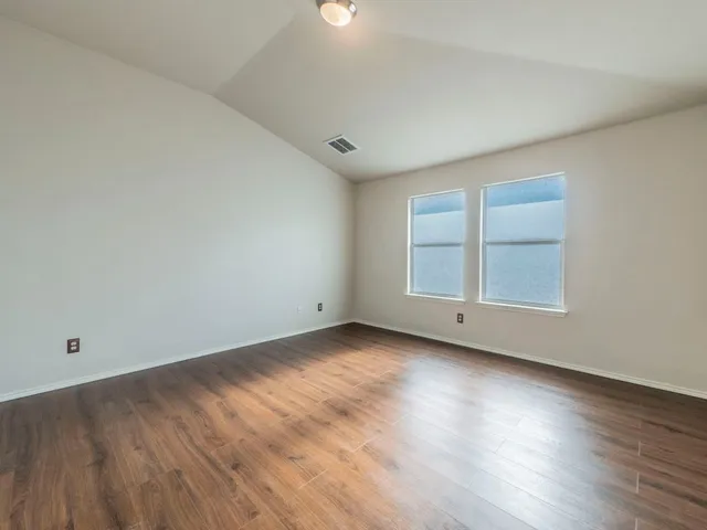 wooden floor in a room