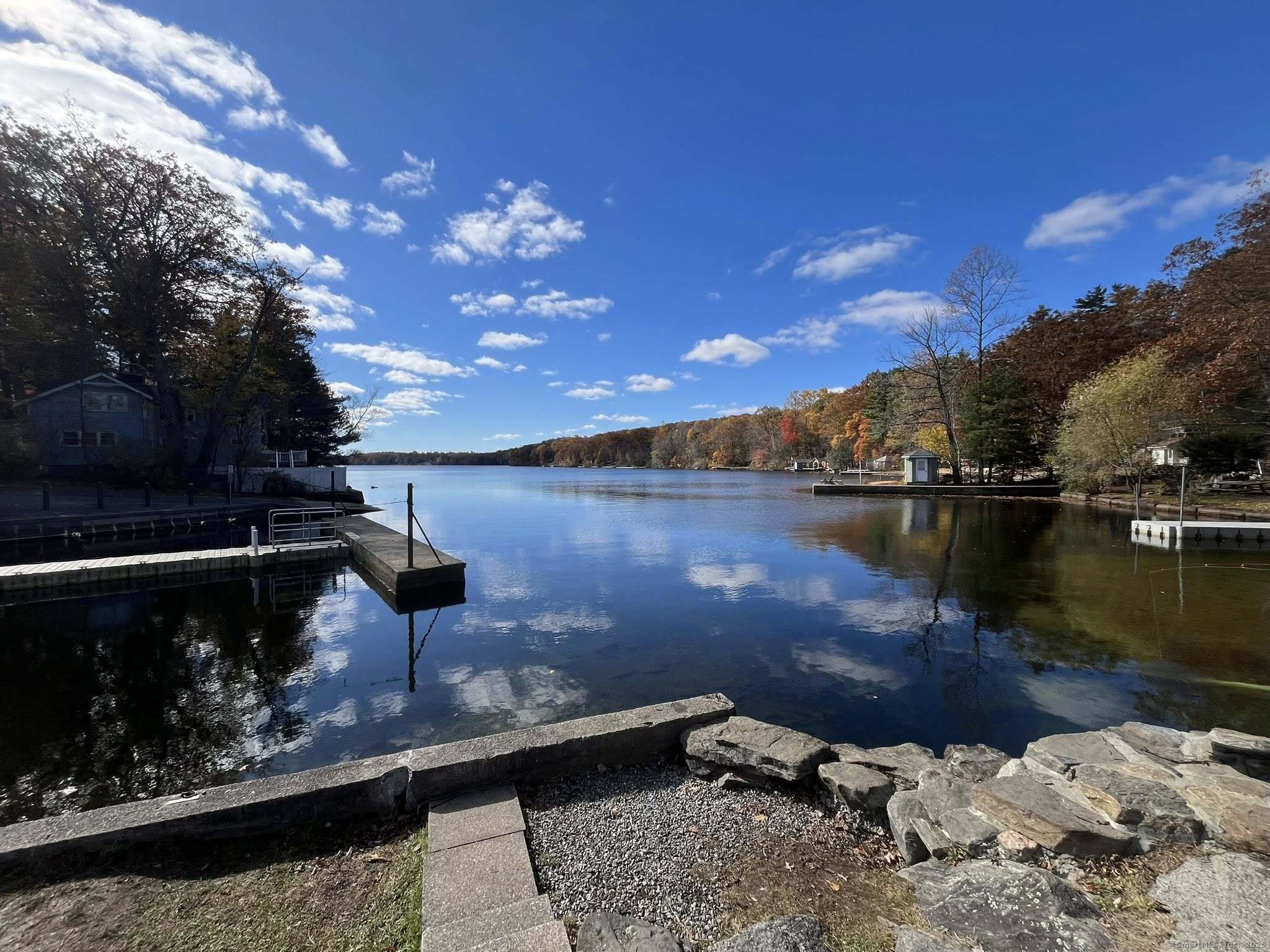 200 West West Hill Road Barkhamsted, CT 06063 - Photo 20 of 25 a view of a lake from a balcony