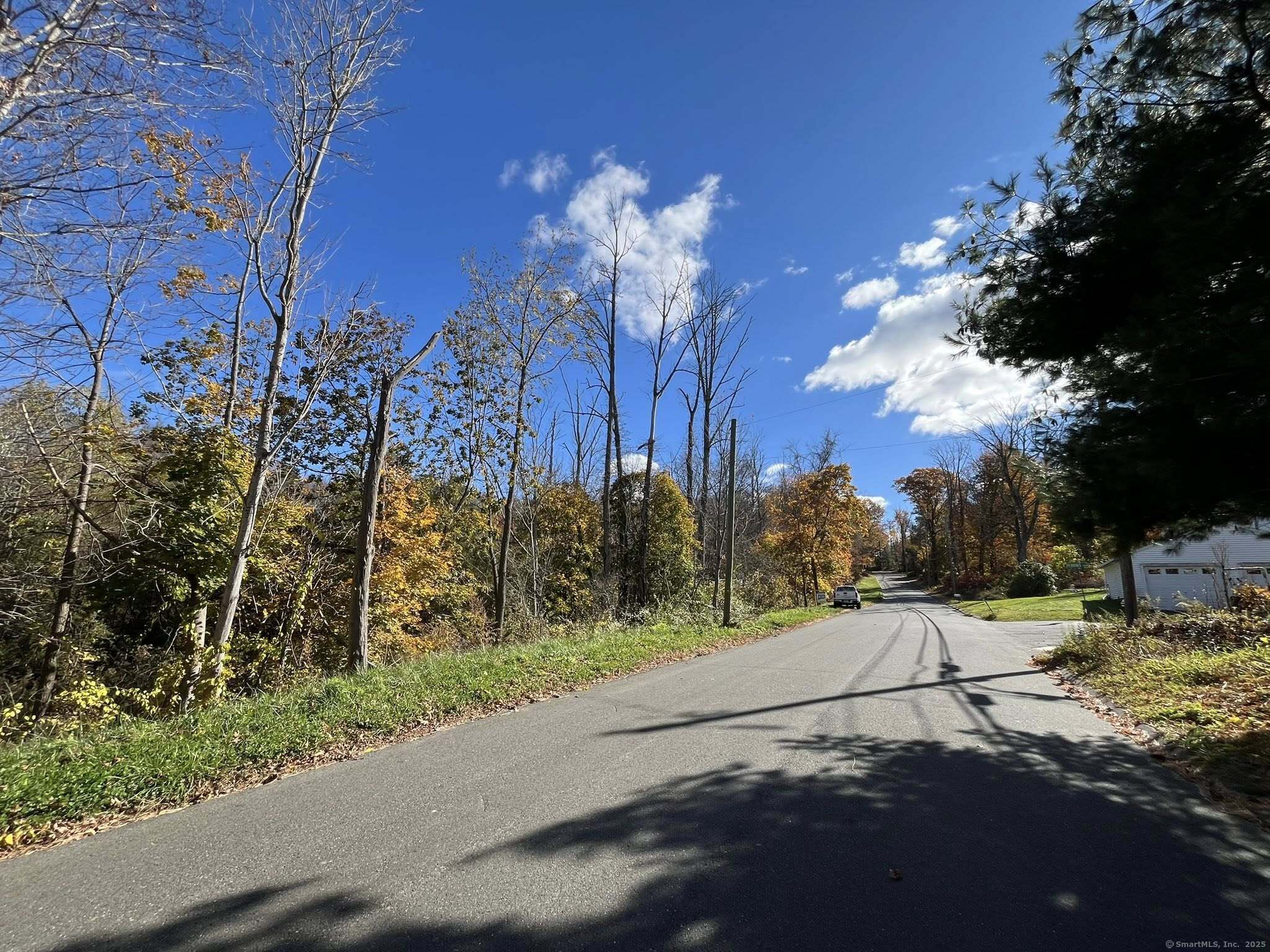 200 West West Hill Road Barkhamsted, CT 06063 - Photo 4 of 25 a view of a street with a yard and a large tree