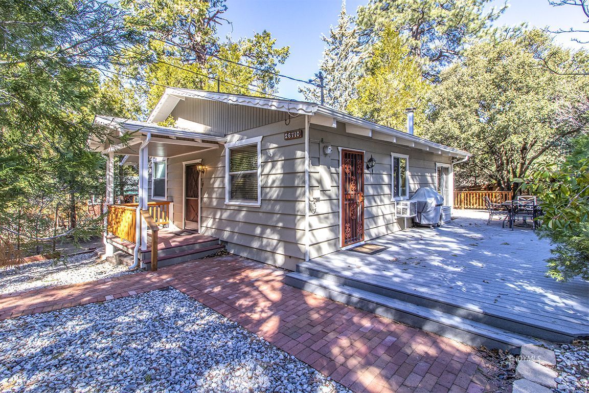 26710 Mc Mahon Road Idyllwild, CA 92549 - Photo 32 of 35 a view of a house with a yard