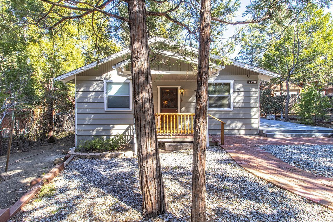26710 Mc Mahon Road Idyllwild, CA 92549 - Photo 4 of 35 a front view of a house with yard