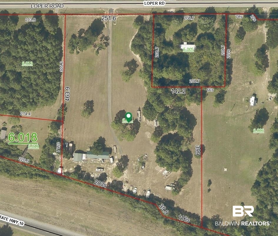 29139 Loper Road Loxley, AL 36551 - Photo 1 of 10 Map of property location