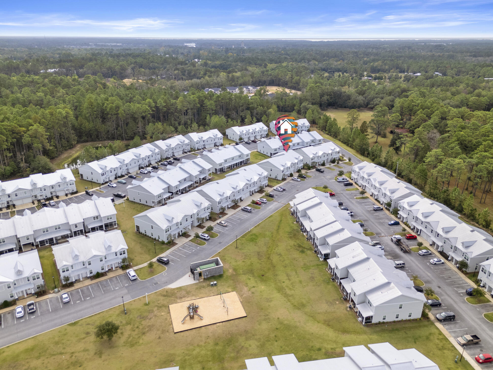 294 Date Palm Lane Freeport, FL 32439 - Photo 2 of 28 a view of a lake with a mountain