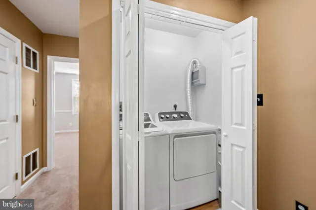 a view of an front door