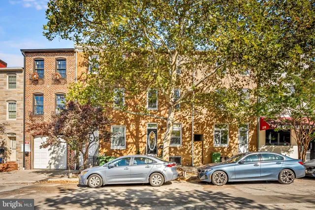 an outdoor space with furniture
