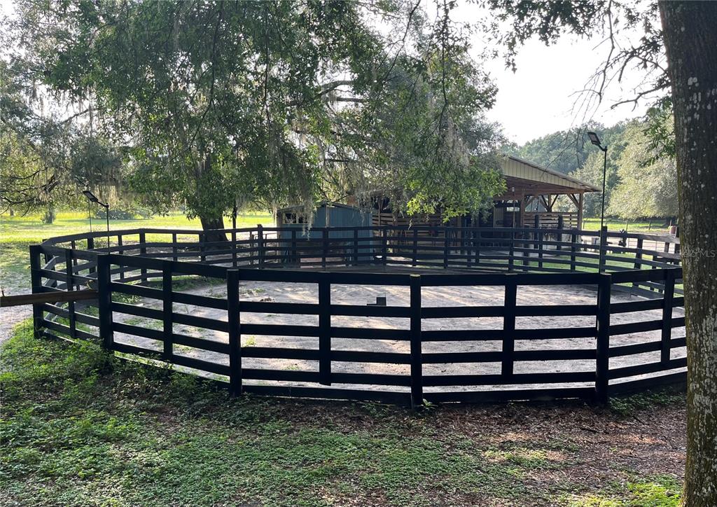 Southwest 107th Street Archer, FL 32618 - Photo 13 of 25 a view of a bench sitting in middle of a yard