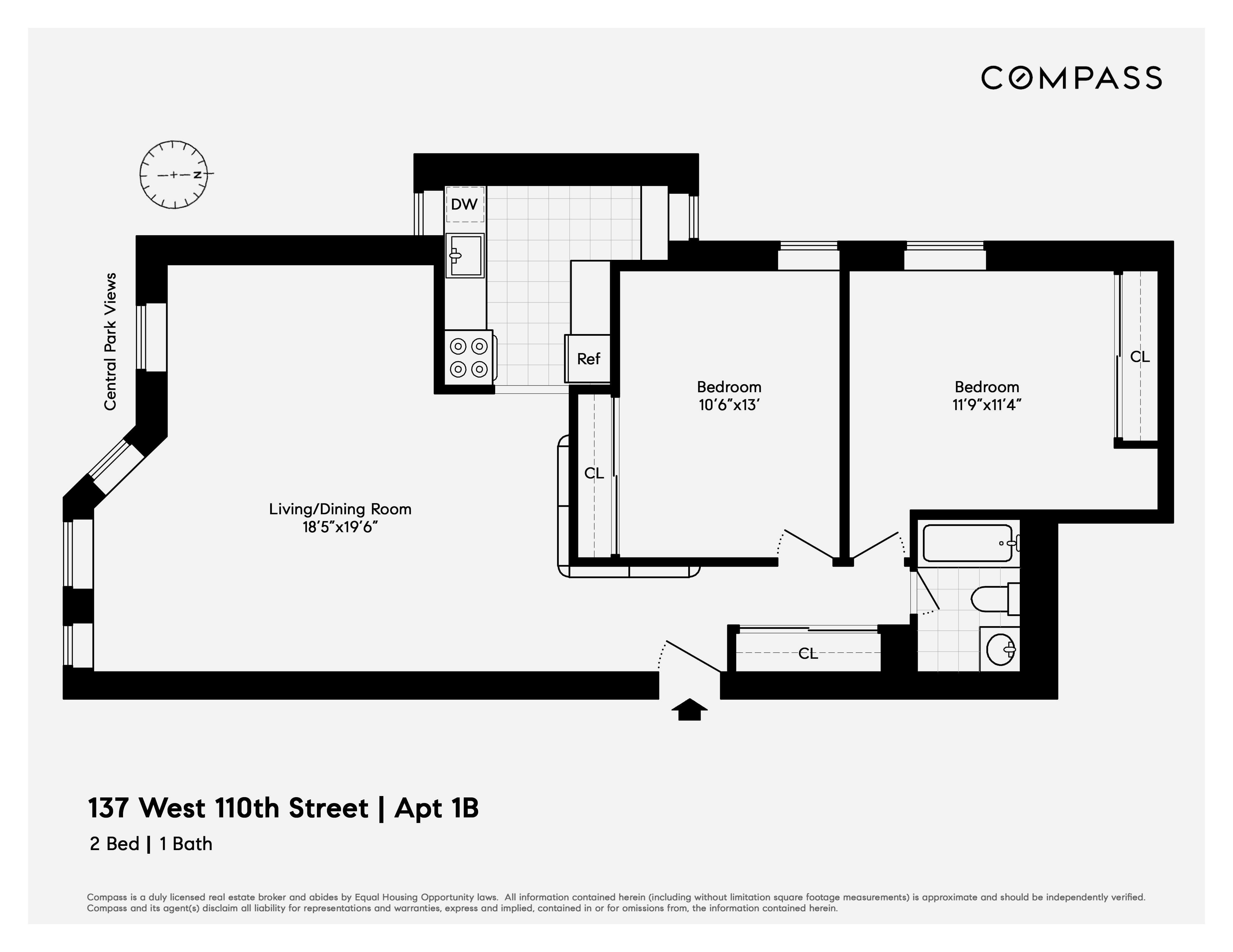 137 West 110th Street, Unit 1B Manhattan, NY 10026 - Photo 10 of 10