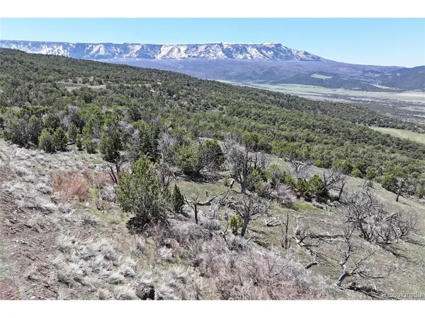 a view of an outdoor space with mountain view