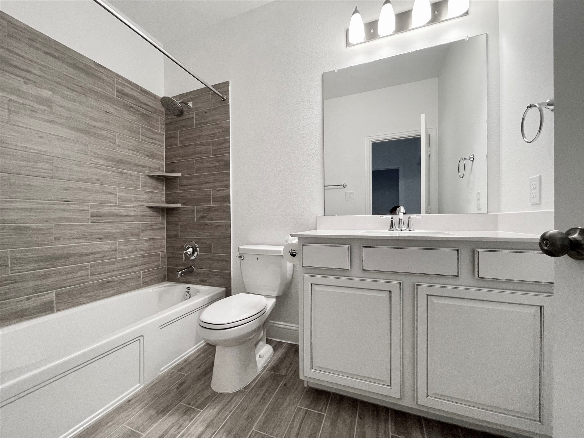 29806 Cherry Vine Road Katy, TX 77494 - Photo 24 of 30 a bathroom with a sink toilet and shower