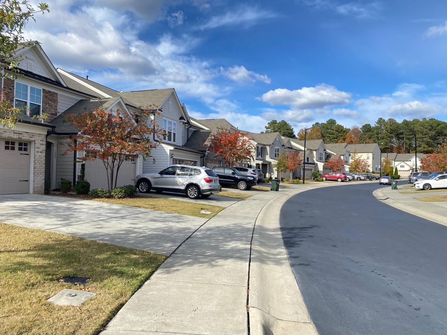 1005 Saffron Loop Durham, NC 27713 - Photo 23 of 26 a view of a street with cars