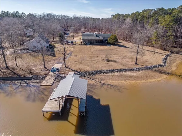 a view of a backyard of a house