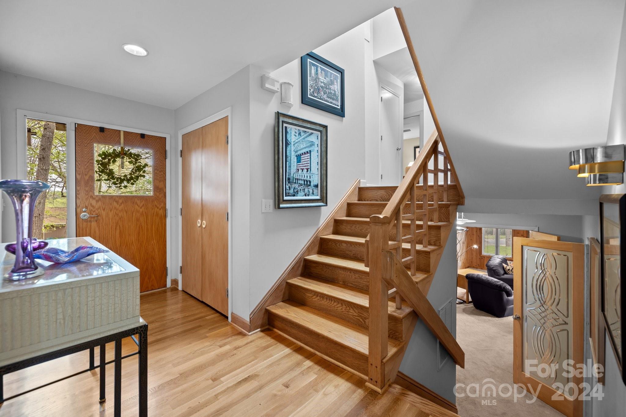 4500 Rounding Run Road Charlotte, NC 28277 - Photo 26 of 41 a view of entryway and hall with wooden floor