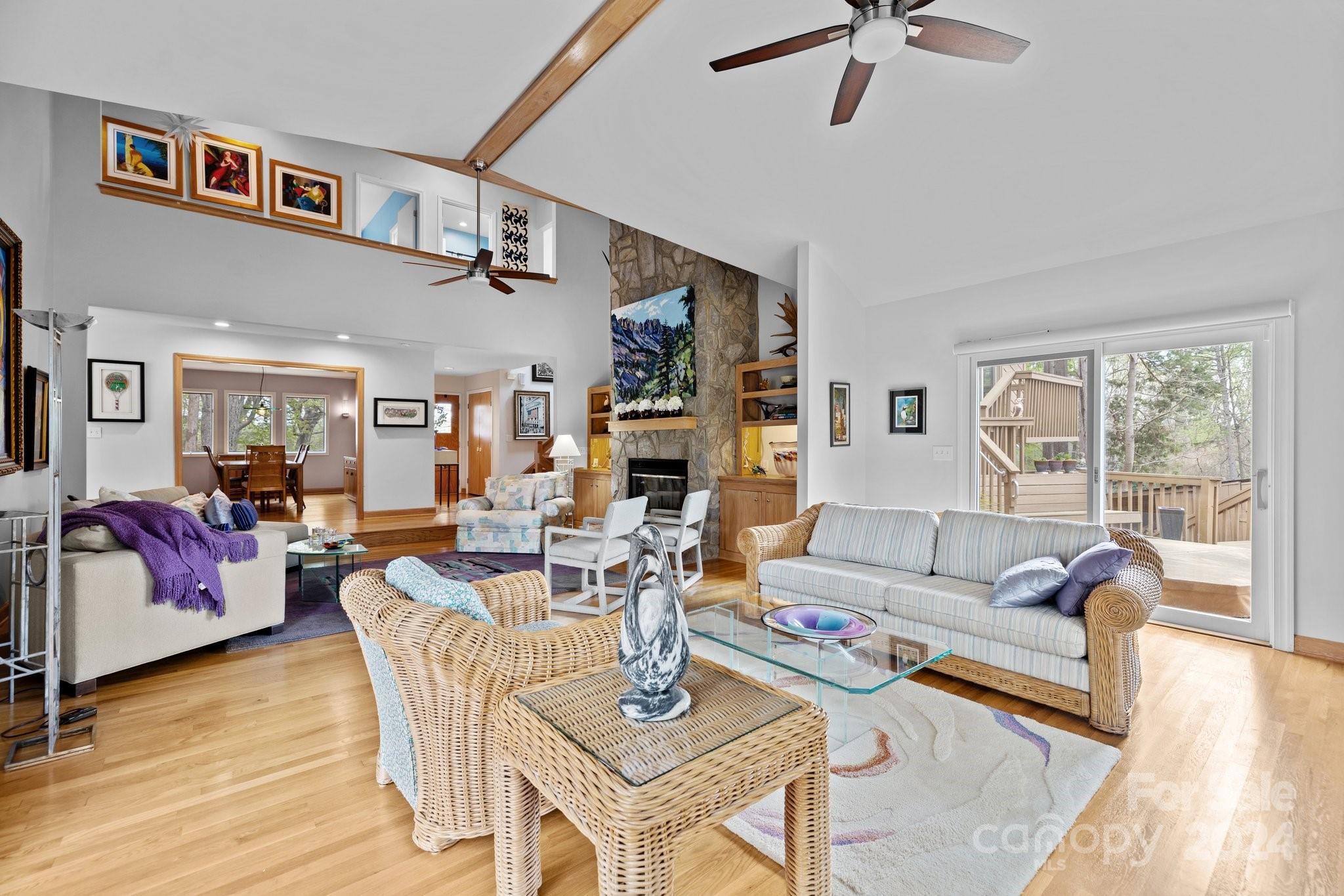 4500 Rounding Run Road Charlotte, NC 28277 - Photo 8 of 41 a living room with furniture and a large window