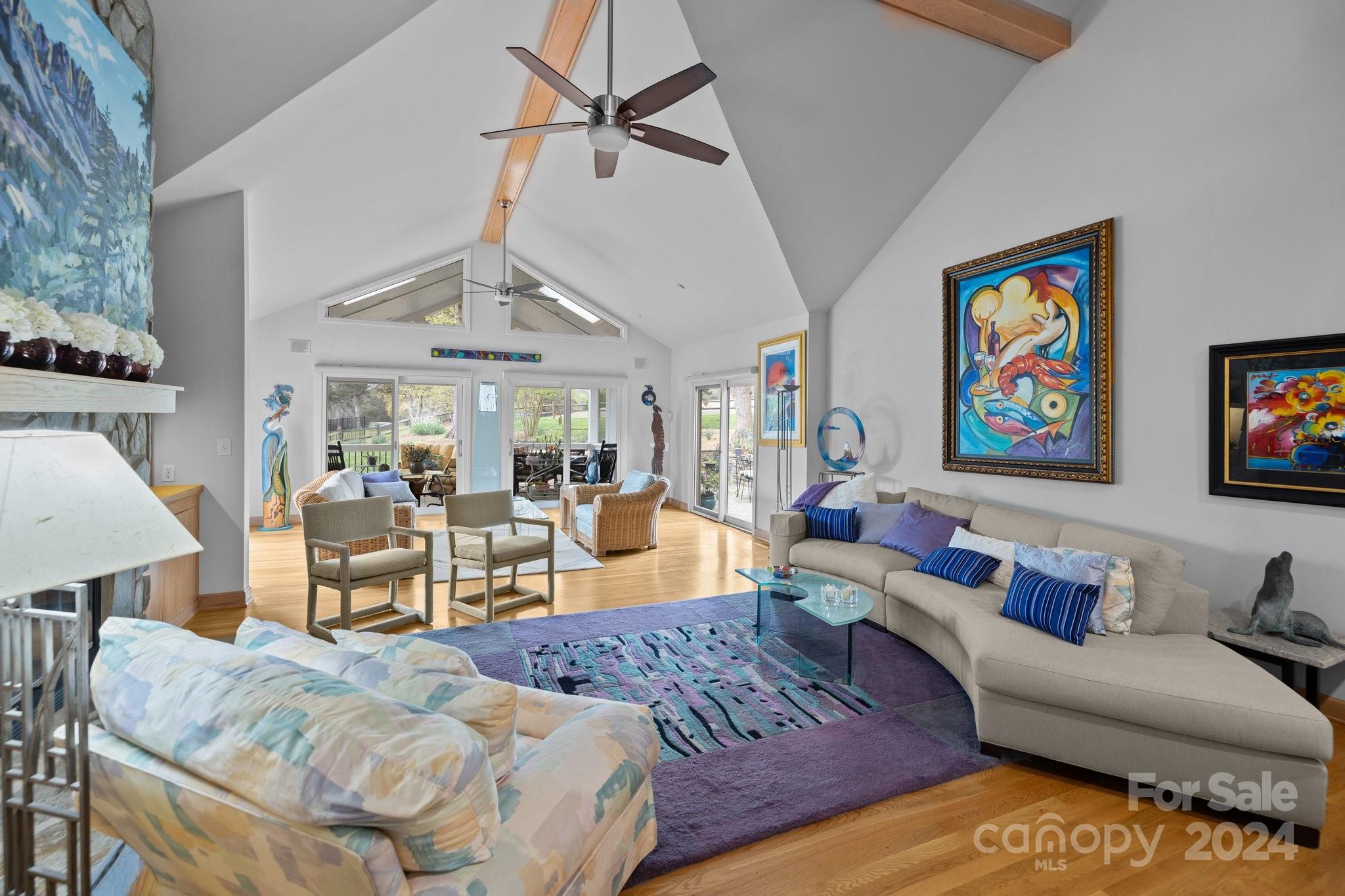 4500 Rounding Run Road Charlotte, NC 28277 - Photo 10 of 41 a living room with furniture and a ceiling fan