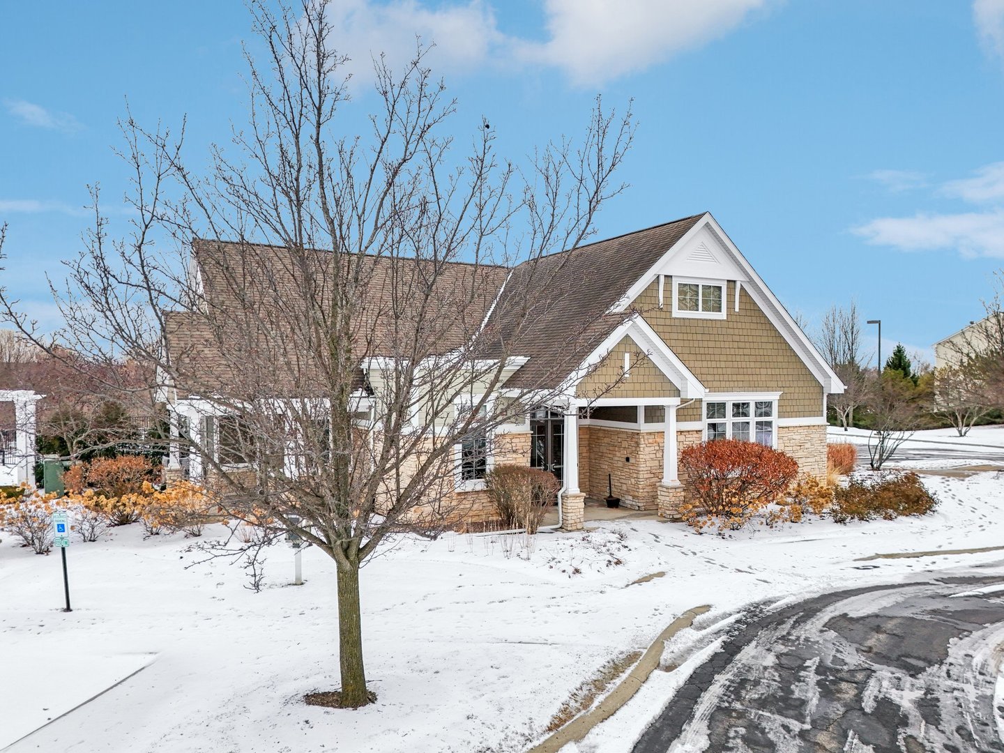 2930 Kelly Drive Elgin, IL 60124 - Photo 41 of 45 a view of a house with a yard covered in snow