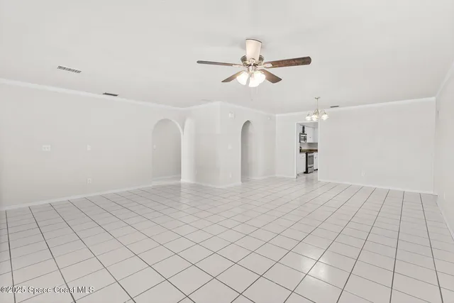 a view of empty room