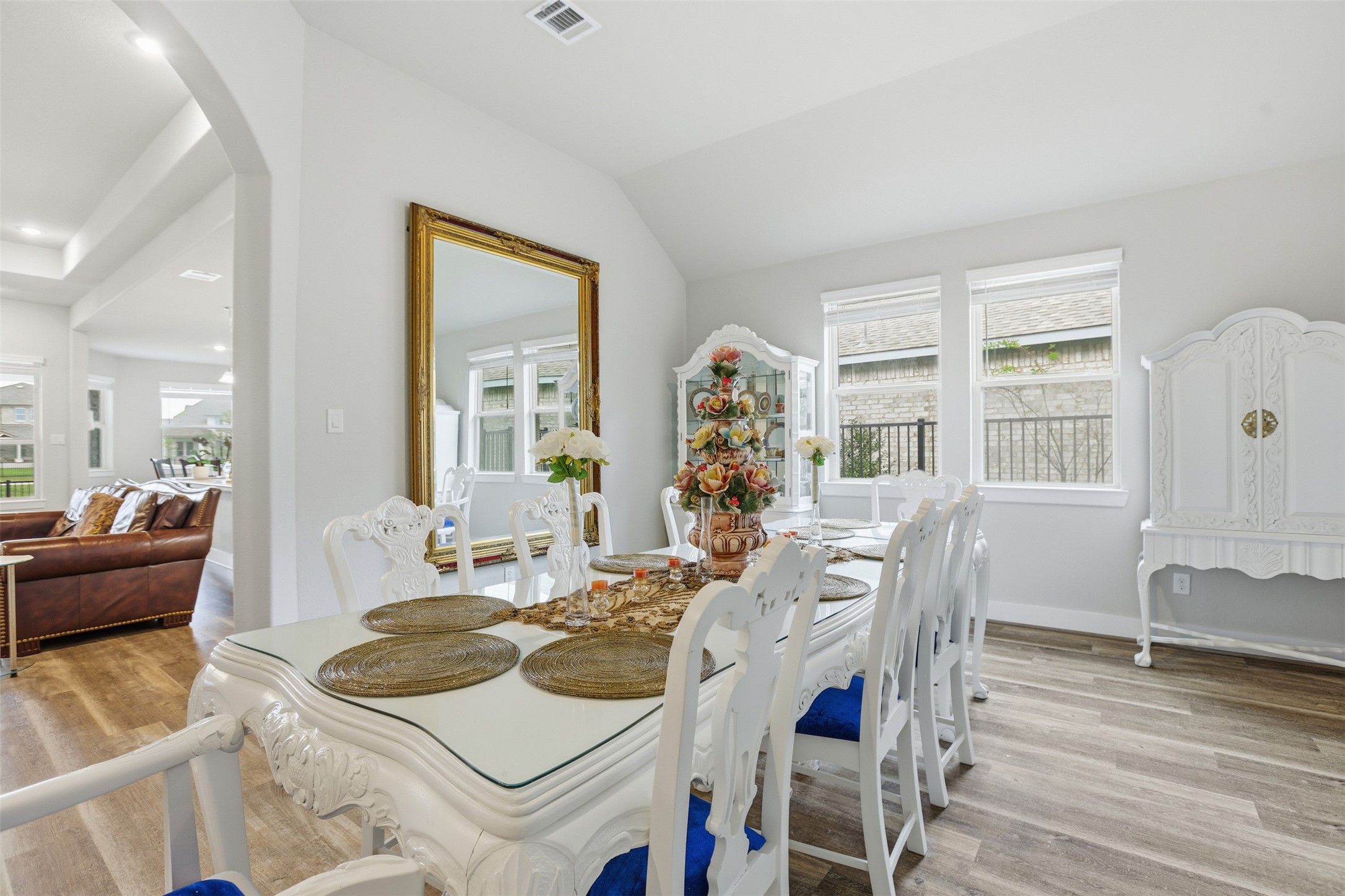 2725 Arbor Edge Crossing La Marque, TX 77568 - Photo 18 of 38 a view of a dining room with furniture window and wooden floor