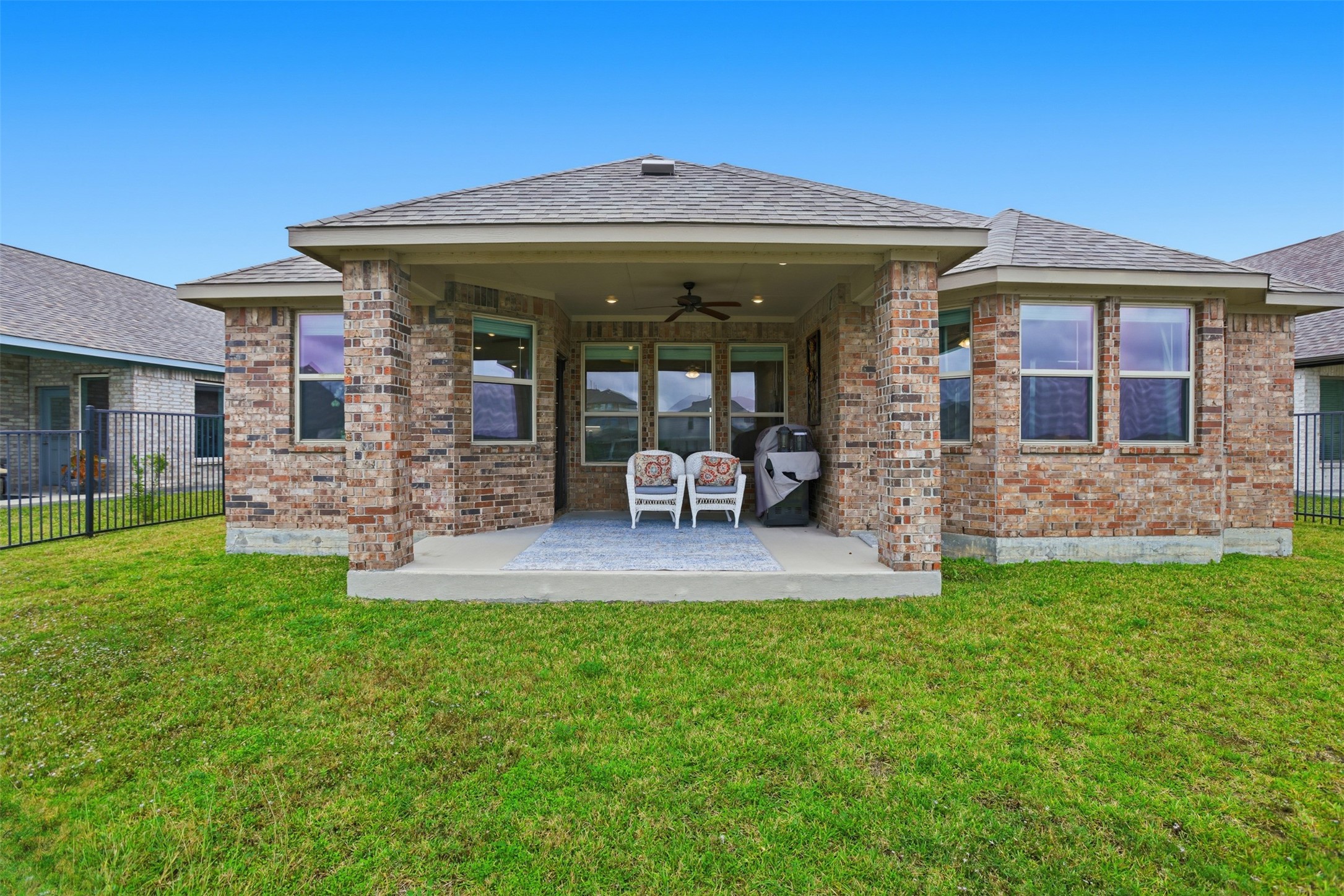 2725 Arbor Edge Crossing La Marque, TX 77568 - Photo 6 of 38 a view of a house with a yard porch and sitting area