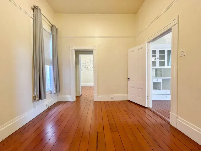 wooden floor in an empty room