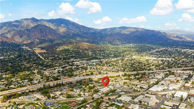 a view of outdoor space and mountain view