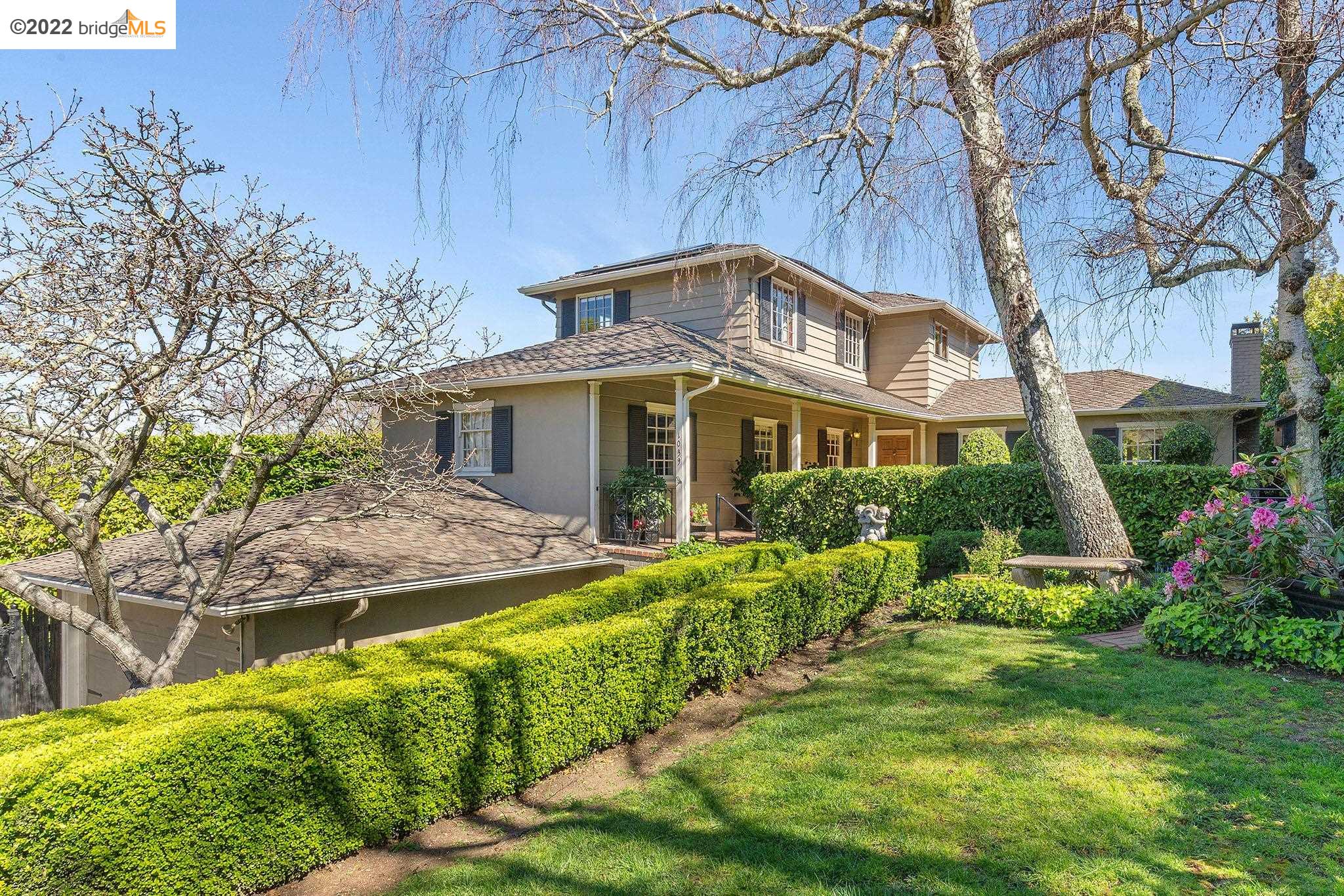 1039 Park Hills Road Berkeley, CA 94708 - Photo 1 of 1 a front view of house with yard and green space