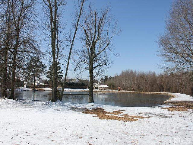 4908 Topstone Road Raleigh, NC 27603 - Photo 13 of 14 a view of a backyard of snow