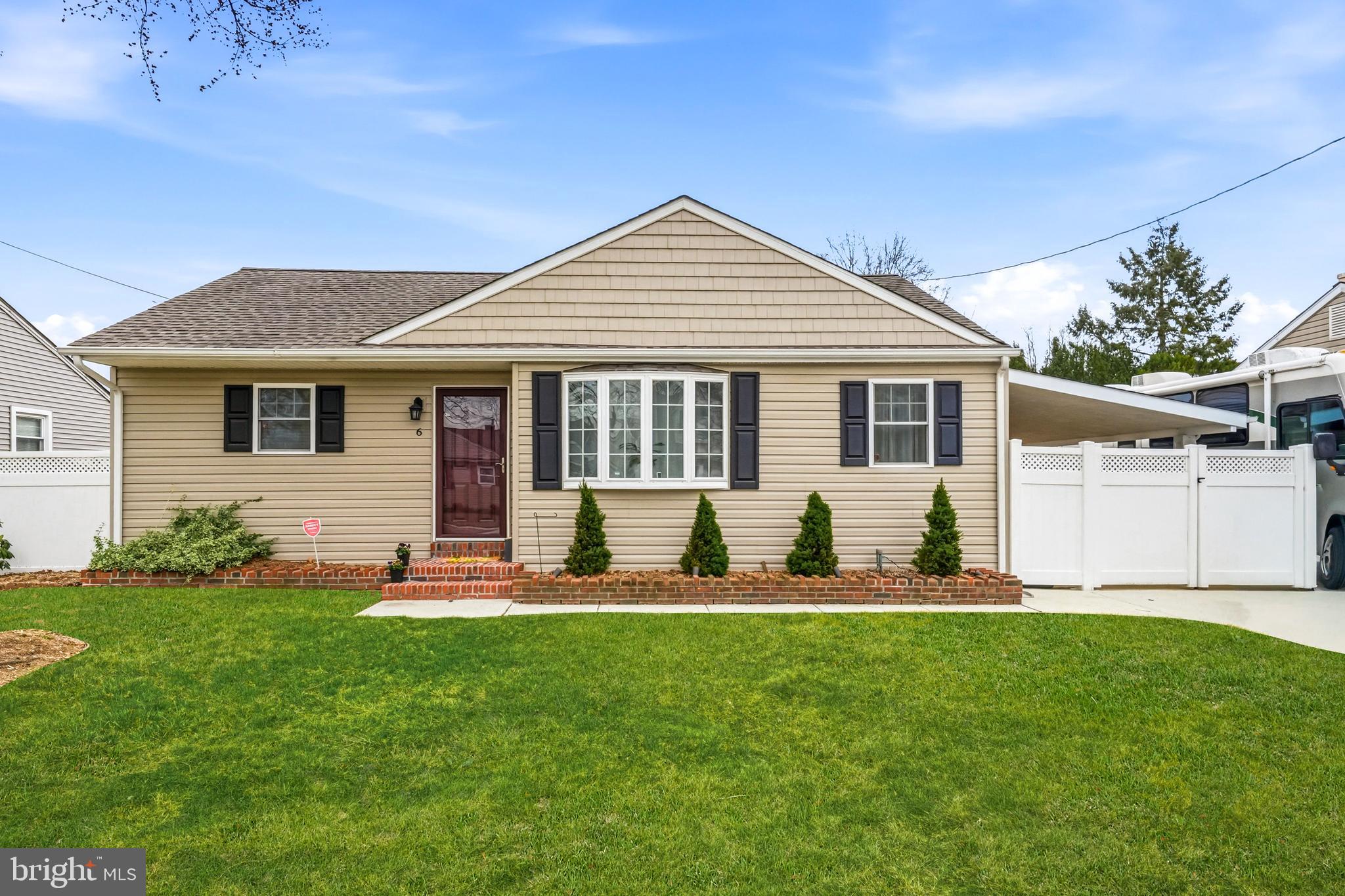 6 Woodbine Avenue Maple Shade, NJ 08052 - Photo 2 of 35 a front view of house with yard and green space
