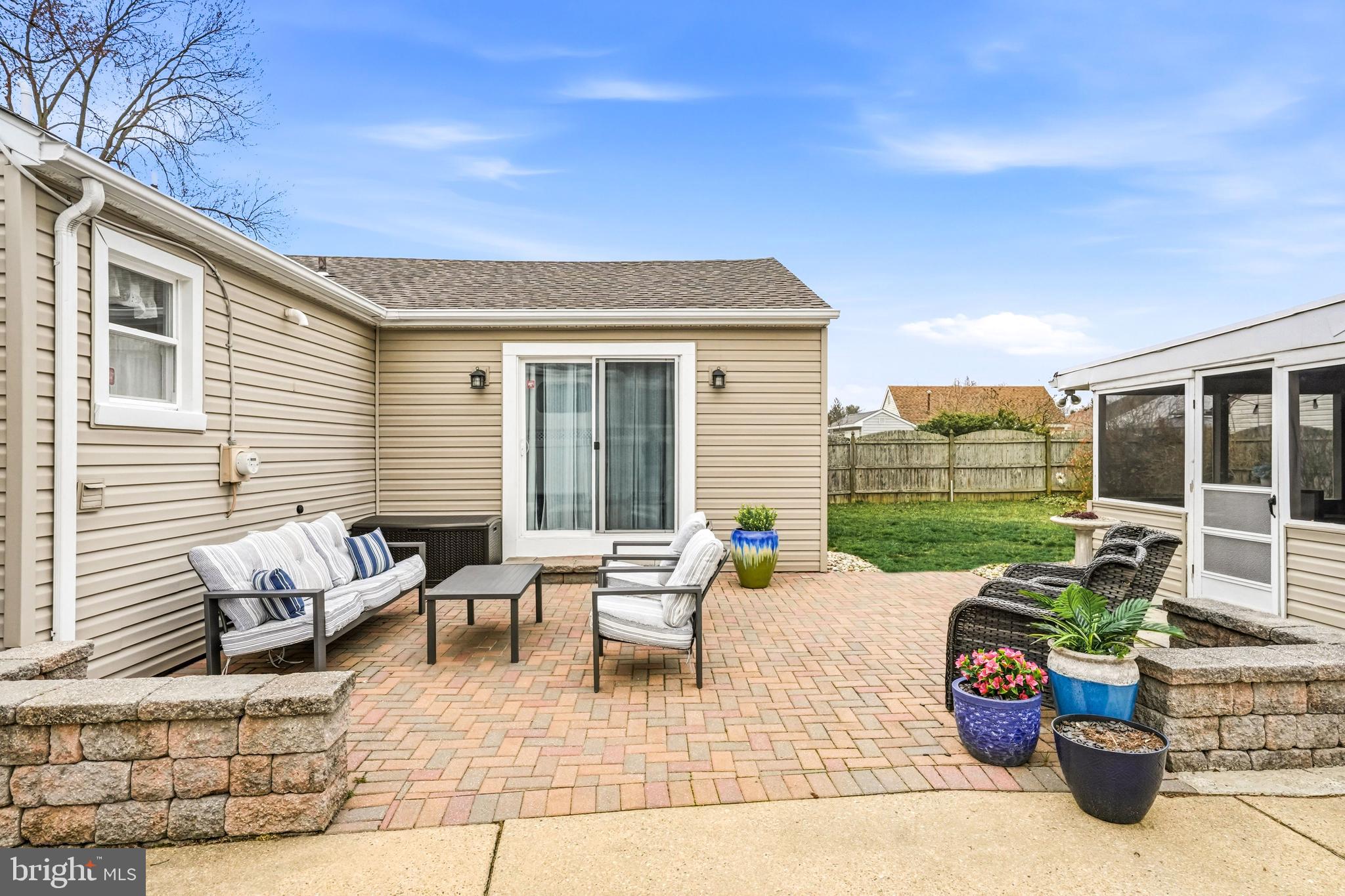 6 Woodbine Avenue Maple Shade, NJ 08052 - Photo 30 of 35 a outdoor space with furniture and garden view