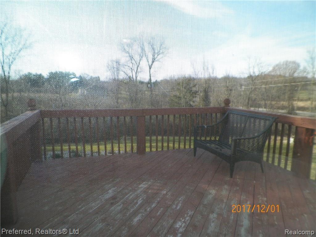 6595 Weed Road Plymouth, MI 48170 - Photo 39 of 42 13x9 elevated Deck off upstairs Doorwall!