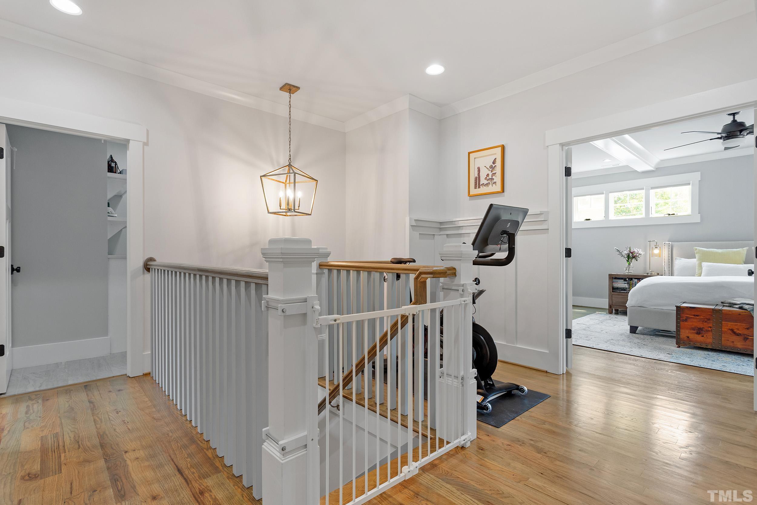 2511 Beechridge Road Raleigh, NC 27608 - Photo 40 of 45 a view of a hallway view with staircase