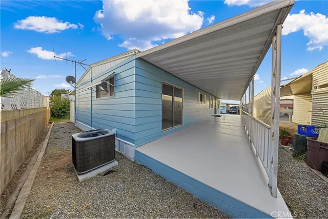 a view of a backyard of a house