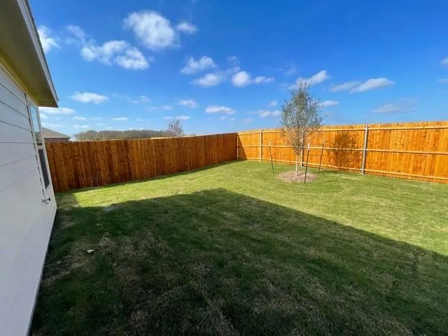 a view of an outdoor space and a yard