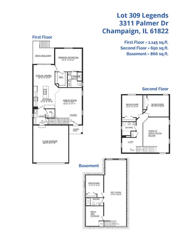 $454,900 | 3311 Palmer Drive, Champaign, IL 61822