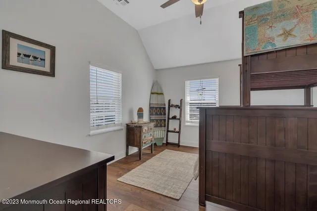 a living room with furniture and window