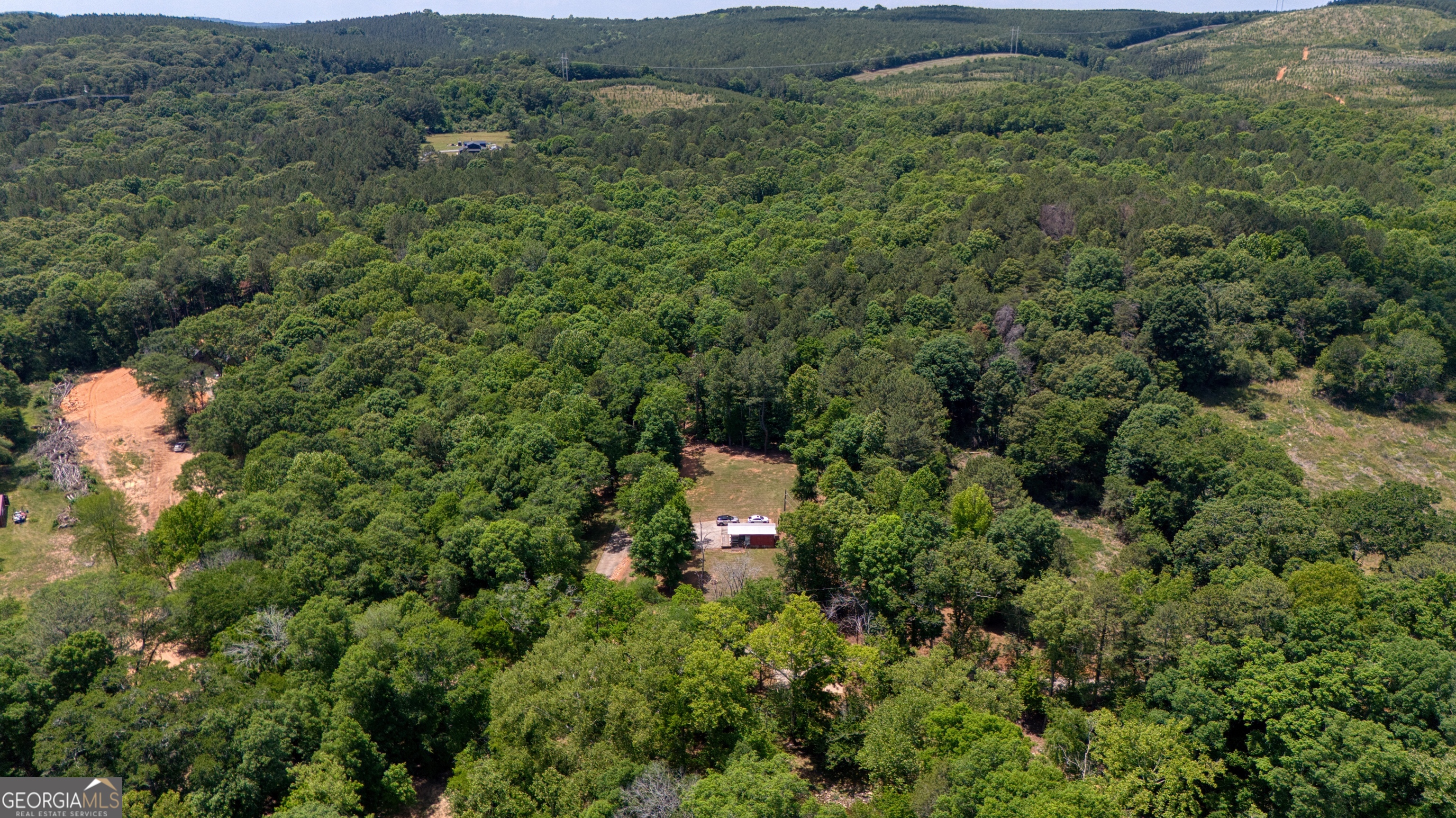 610 Kings Bridge Road Cave Spring, GA 30124 - Photo 67 of 72 an aerial view of a house with a yard