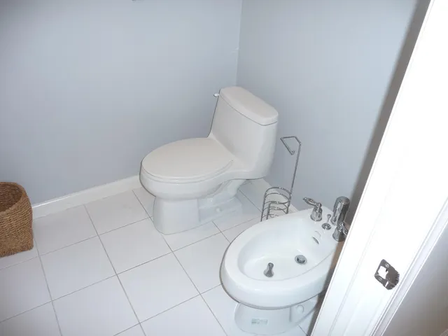a bathroom with a shower a toilet and a bathtub