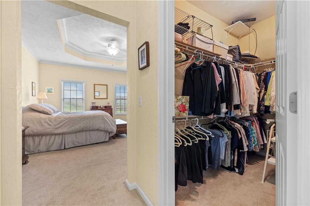 193 Lentz Road Latrobe, PA 15650 - Photo 30 of 45 a view of walk in closet with clothes and shoes
