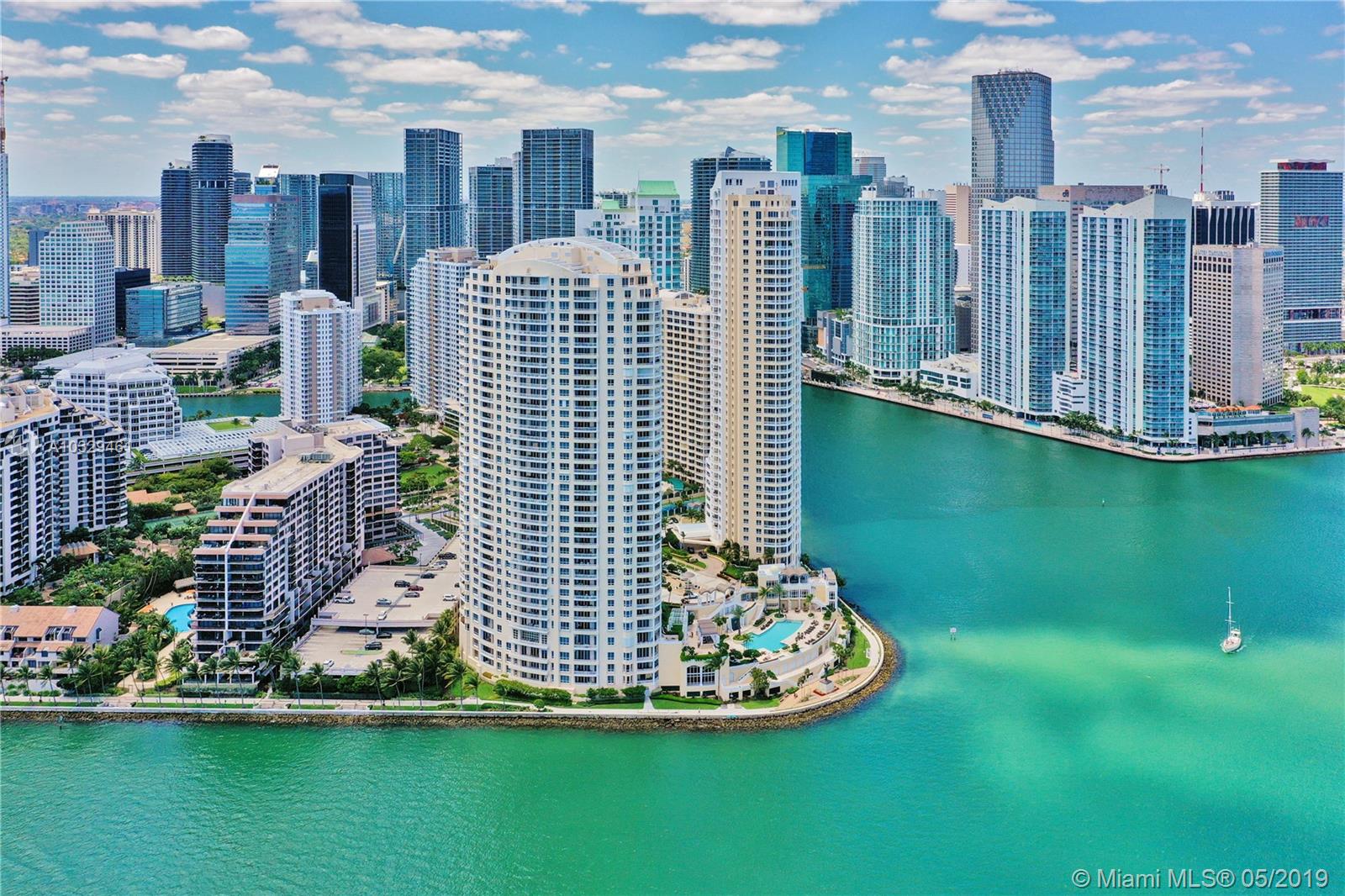 808 Brickell Key Drive, Unit 802 Miami, FL 33131 - Photo 18 of 48 Tequesta Point from the Sky!
