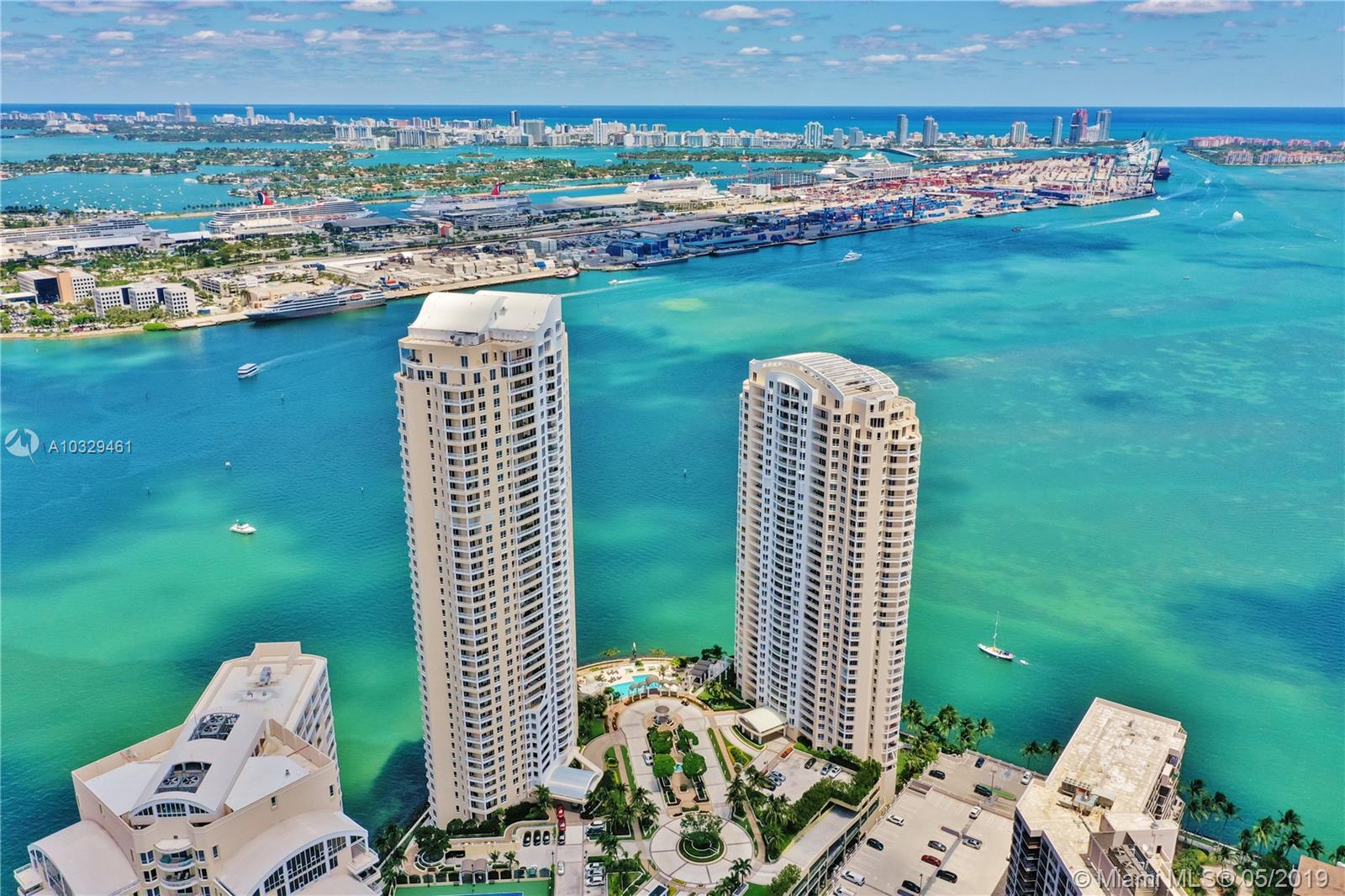 808 Brickell Key Drive, Unit 802 Miami, FL 33131 - Photo 19 of 48 Tequesta Point from the Sky!