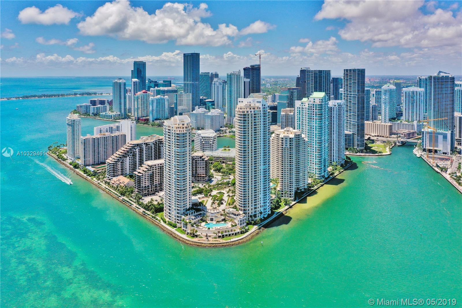 808 Brickell Key Drive, Unit 802 Miami, FL 33131 - Photo 21 of 48 Tequesta Point from the Sky!