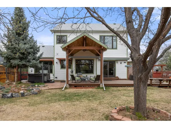 a house view with a garden space