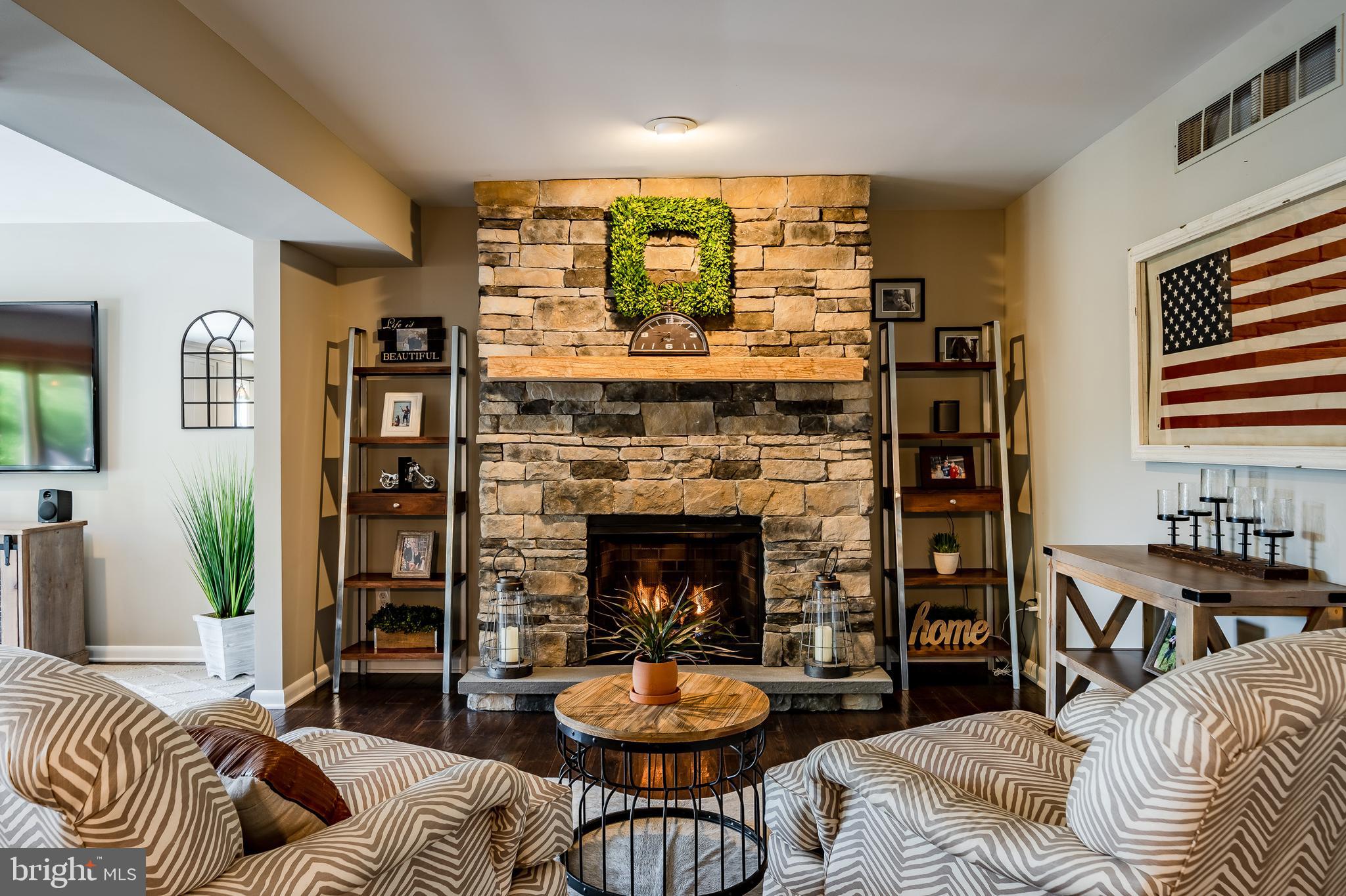 9 Pine Street Newtown Square, PA 19073 - Photo 10 of 54 Den with gas fireplace