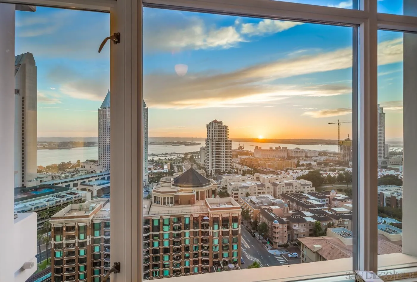 550 Front Street, Unit 1908 San Diego, CA 92101 - Photo 19 of 27 a view of a city from a window
