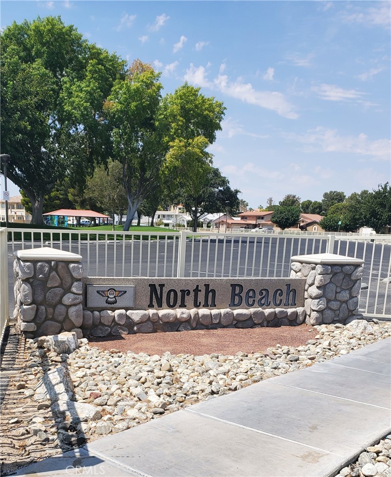 14553 Rivers Edge Road Helendale, CA 92342 - Photo 14 of 15 a view of a terrace with a bench