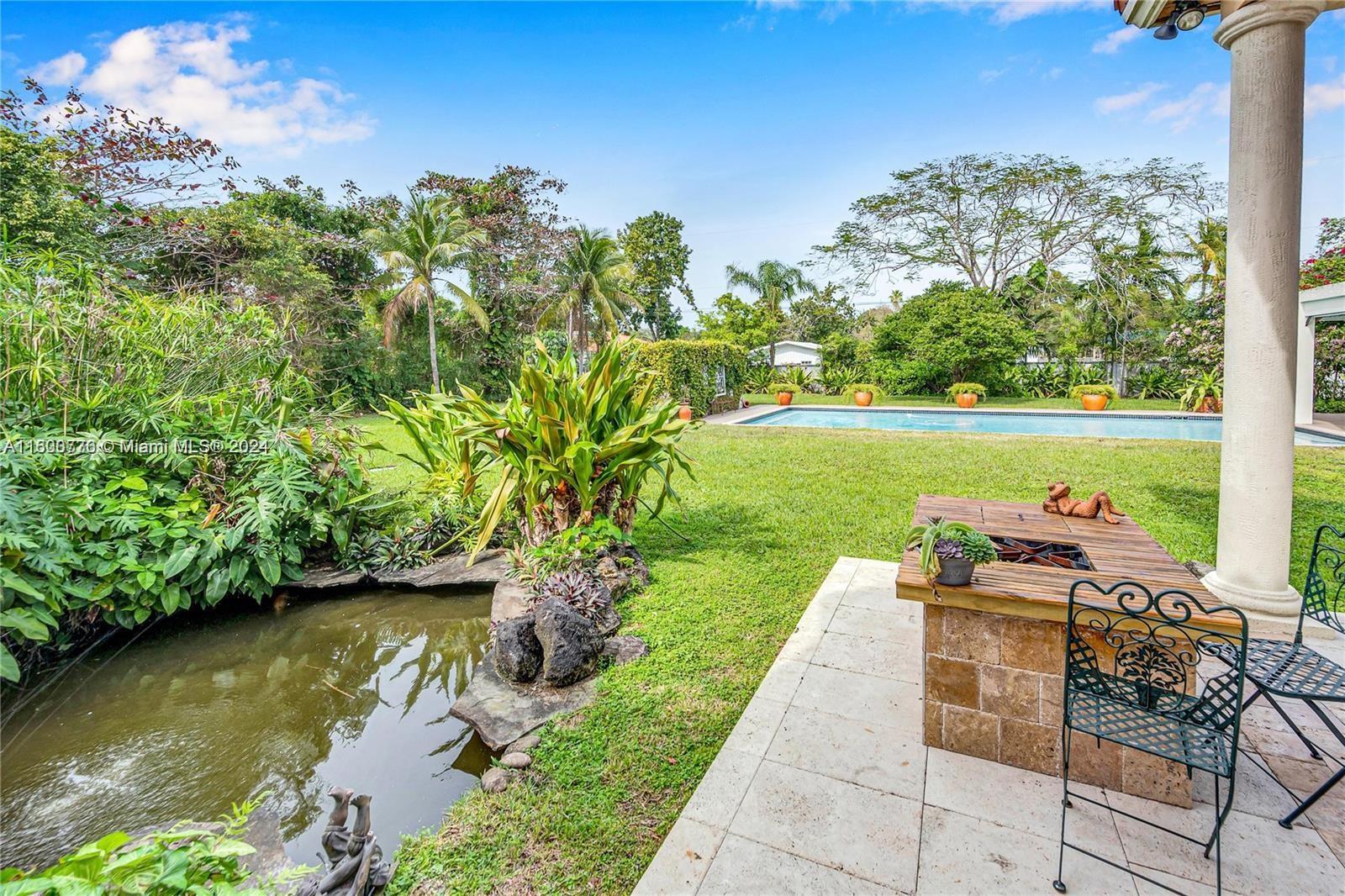 10901 Southwest 91st Street Miami, FL 33176 - Photo 57 of 69 a view of a lake with a garden