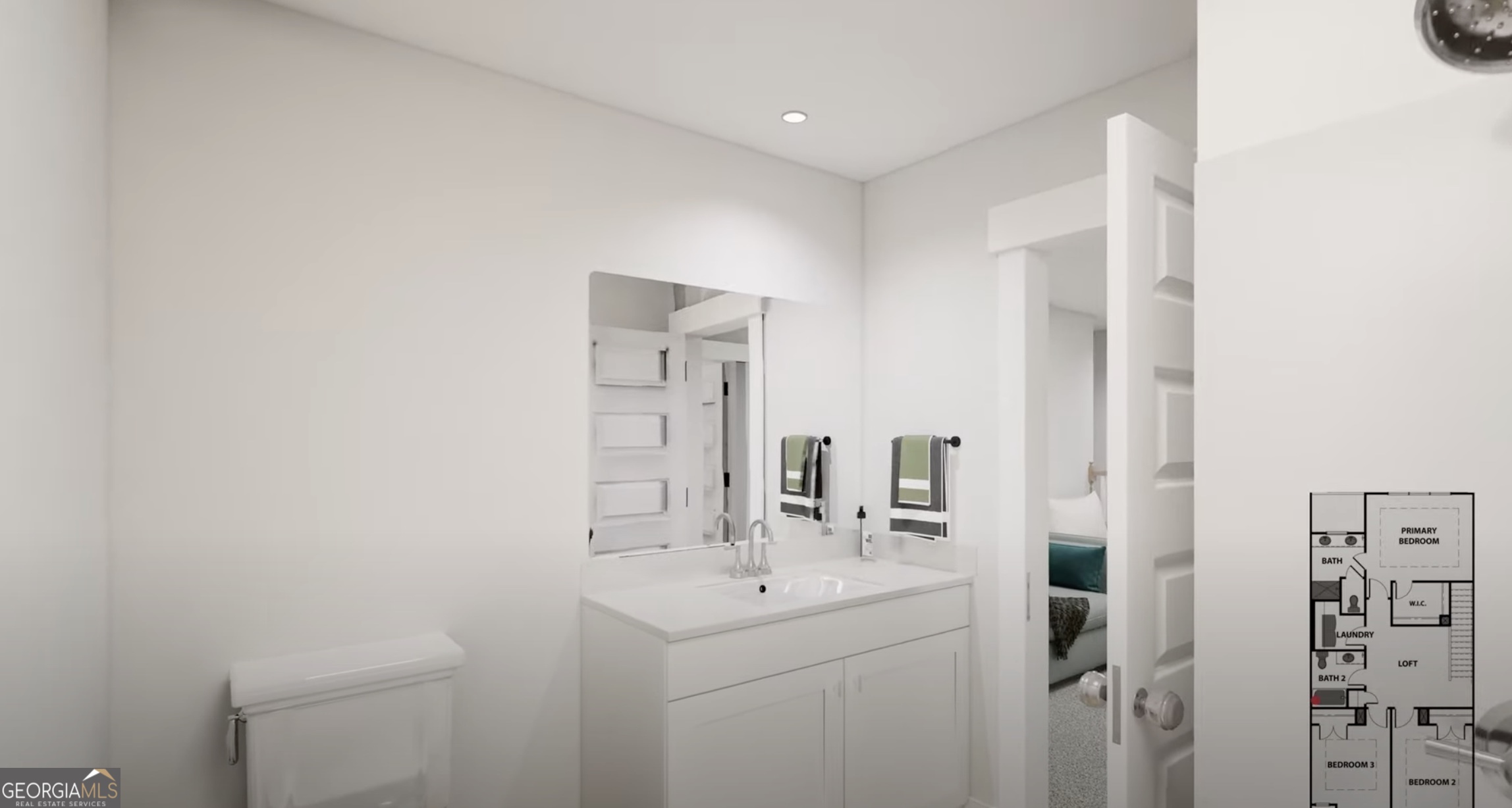 2272 Santa Fe Street, Unit 21 Morrow, GA 30260 - Photo 21 of 21 a bathroom with a sink a toilet and shower