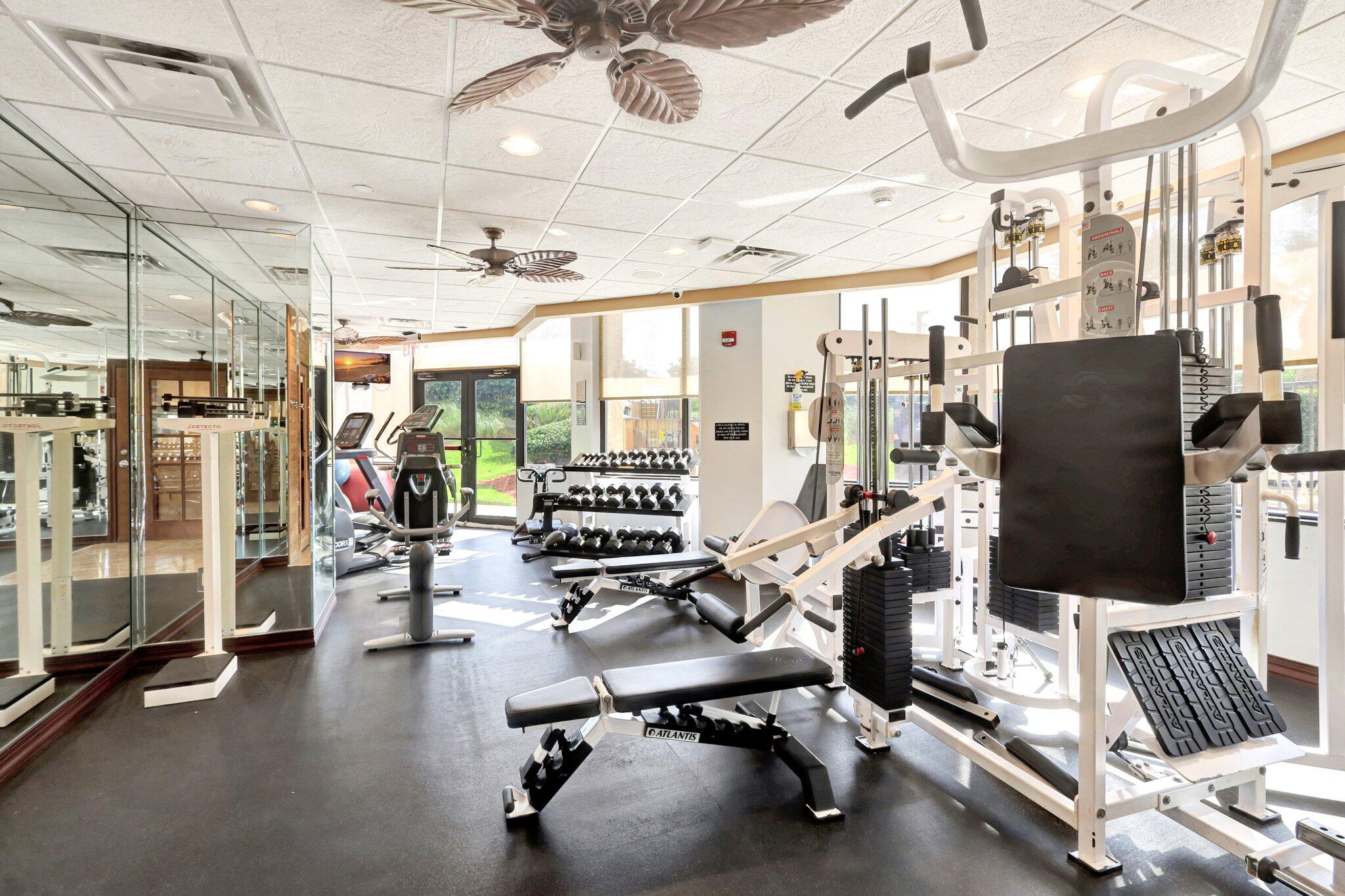 9500 South Ocean Drive, Unit PH10 Jensen Beach, FL 34957 - Photo 38 of 41 a view of a room with gym equipment